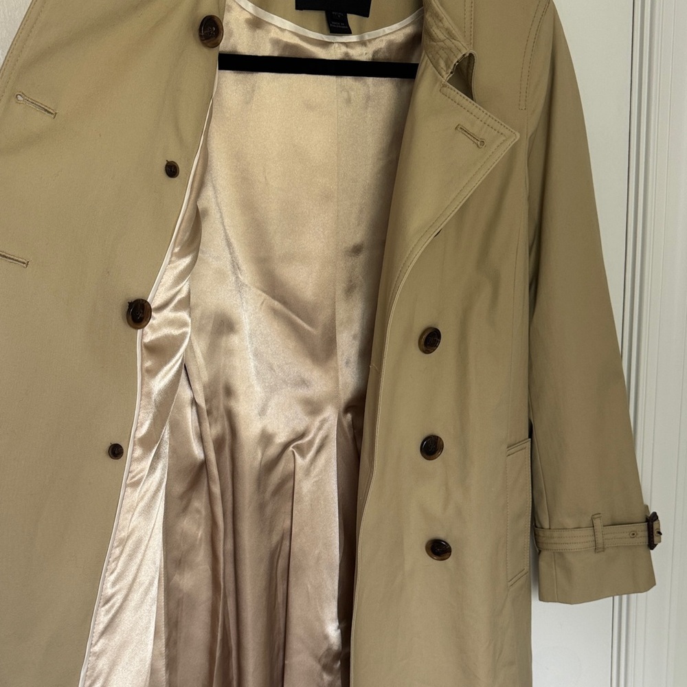 Gorgeous JCrew Collection Trench coat - Picture 3 of 14